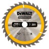 DeWALT 165 mm Circular Saw Blade 30 Teeth Alternate Top Bevel 1.5 mm Plate Thickness DT1935-QZ