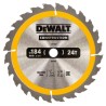 DeWALT Circular Saw Blade 184 mm Diameter, 24 Teeth, Tungsten Carbide, Arbor 16 mm, Rough Timber Softwood Composite DT1939-QZ
