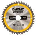 DeWALT Circular Saw Blade 190mm 40 Teeth Carbide Tooth, Alternate Top Bevel DT1945-QZ