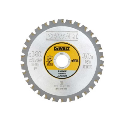 DeWALT Circular Saw Blade 140mm Diameter 30 Teeth Per Inch, Tungsten Carbide Blade DT1910-QZ