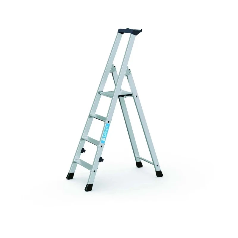 Zarges Aluminium 4 Steps Step Ladder 0.83m Platform Height, 1.43m Open Length 42454
