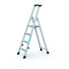 Zarges Aluminium 4 Steps Step Ladder 0.83m Platform Height, 1.43m Open Length 42454