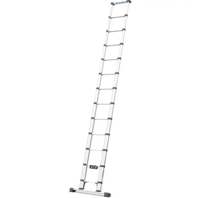 Zarges Telescopic Ladder Aluminium 13 Steps 3.8 m 150 kg Load Capacity 14 kg Weight 40401