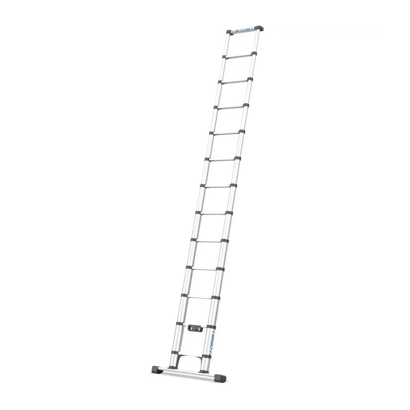 Zarges Telescopic Ladder Aluminium 13 Steps 3.8 m 150 kg Load Capacity 14 kg Weight 40401