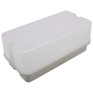 Knightsbridge RS PRO Rectangular LED Bulkhead Light 8W 100V/277V AC IP65 6000K 200-1381