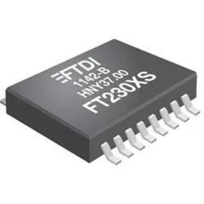 FTDI Chip Multiprotocol Transceiver 16-Pin SSOP USB 2.0 Interface 3.3-5.25V FT230XS-U