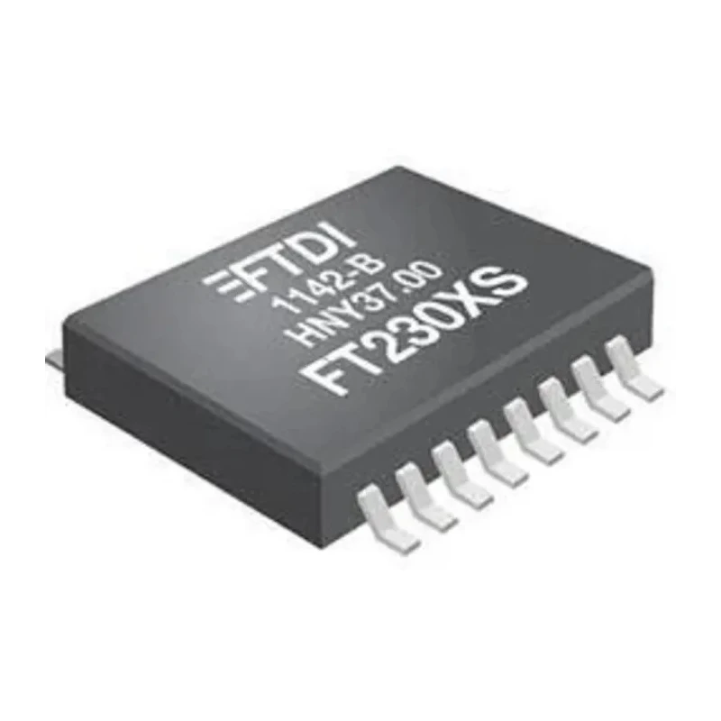 FTDI Chip Multiprotocol Transceiver 16-Pin SSOP USB 2.0 Interface 3.3-5.25V FT230XS-U