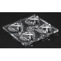 Ledil Strada-Module Series 4-Way LED Lens Square Beam C14116_STRADA-2X2-PX