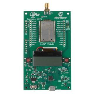 Microchip LoRa Mote RN2483 Communication & Wireless Development Board 915 MHz DM164138