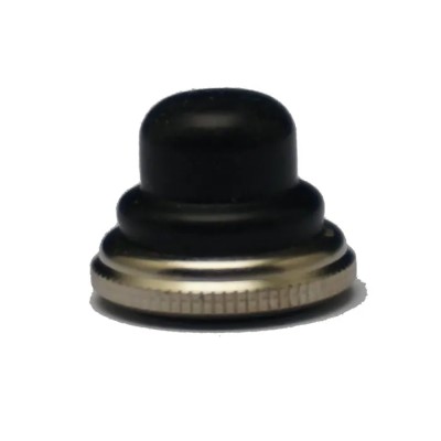 EOZ Black Round Protective Push Button Cap for Use with 10 mm Push Button 20.17292.21