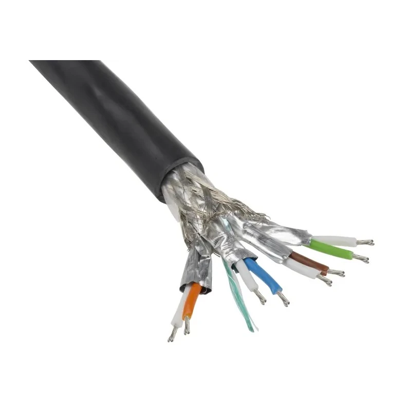 Belden Ha-VIS EtherRail Ethernet Cable 50m Shielded Screened Black Low Smoke Zero Halogen Cat7