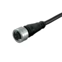 Brad from Molex Female 8 way M12, Right Angle to Male 8 way Unterminated Sensor Actuator Cable, 2 m 1200650960