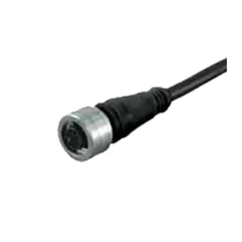 Brad from Molex Female 8 way M12, Right Angle to Male 8 way Unterminated Sensor Actuator Cable, 2 m 1200650960