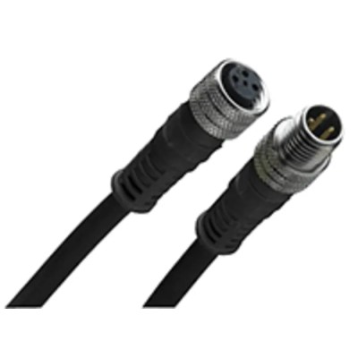 Brad from Molex Sensor Actuator Cable Female 4 Way M12 Straight to Male 4 Way M12 Straight 600mm 1200070472