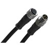 Brad from Molex Sensor Actuator Cable Female 4 Way M12 Straight to Male 4 Way M12 Straight 600mm 1200070472