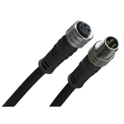 RS PRO Sensor Actuator Cable Female 4 Way M12 Straight to Male 4 Way M12 Straight 5m 250V IP67 1200060049