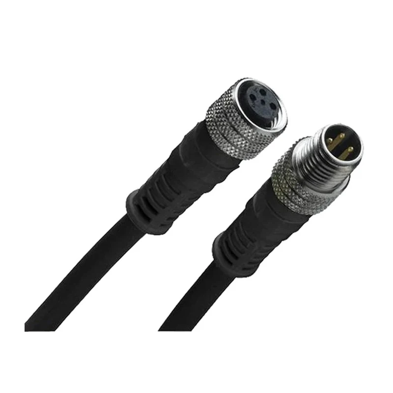 Brad from Molex Sensor Actuator Cable Female 3 Way Straight to Male 3 Way Straight 1 Meter 60V IP67 120087140 1200878140