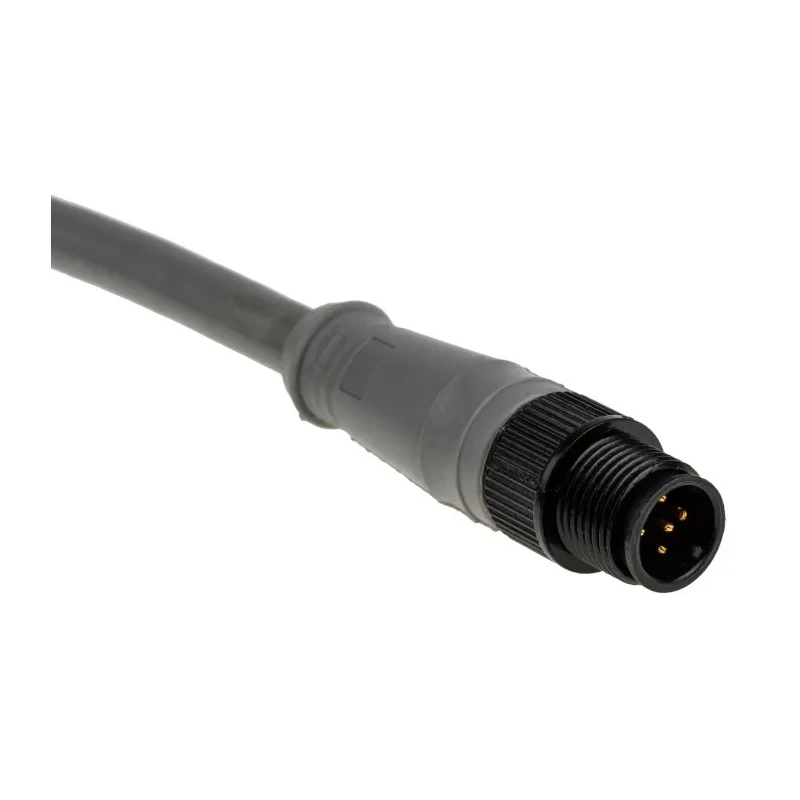 Brad from Molex Sensor Actuator Cable, Male 5 way M12 to Female 5 way M12, Straight Connectors, 500 mm, Grey PVC 1300280023