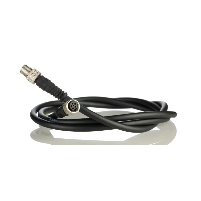 Brad from Molex Female 5 way Straight to Male 5 way Straight Sensor Actuator Cable 1m 1200281309