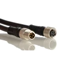 Brad from Molex Female 5 way Straight to Male 5 way Straight Sensor Actuator Cable 1m 1200281309