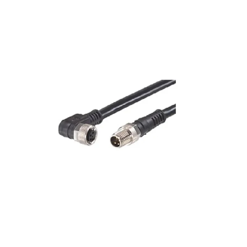 Brad from Molex Sensor Actuator Cable Female 4 Way Right Angle to Male 4 Way Straight, 2 m, 30V, RoHS, IP67 1200878366