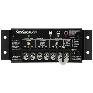 Morningstar 60 V Solar Charge Controller 20 A SS-20L 12V