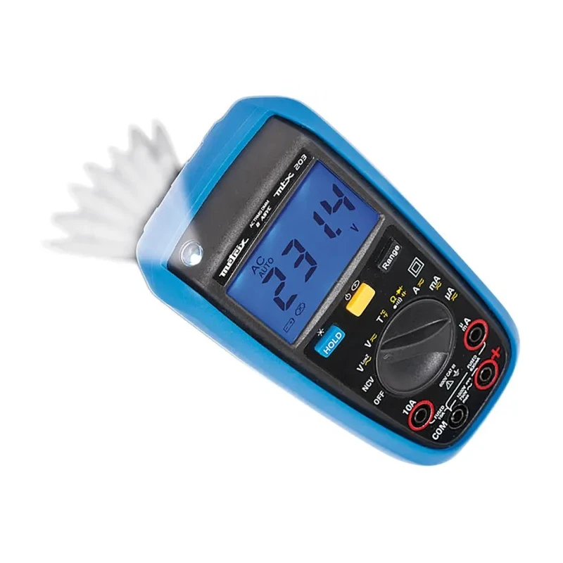Metrix Handheld True RMS Digital Multimeter 750 V AC/DC CAT III 600V MTX203-Z