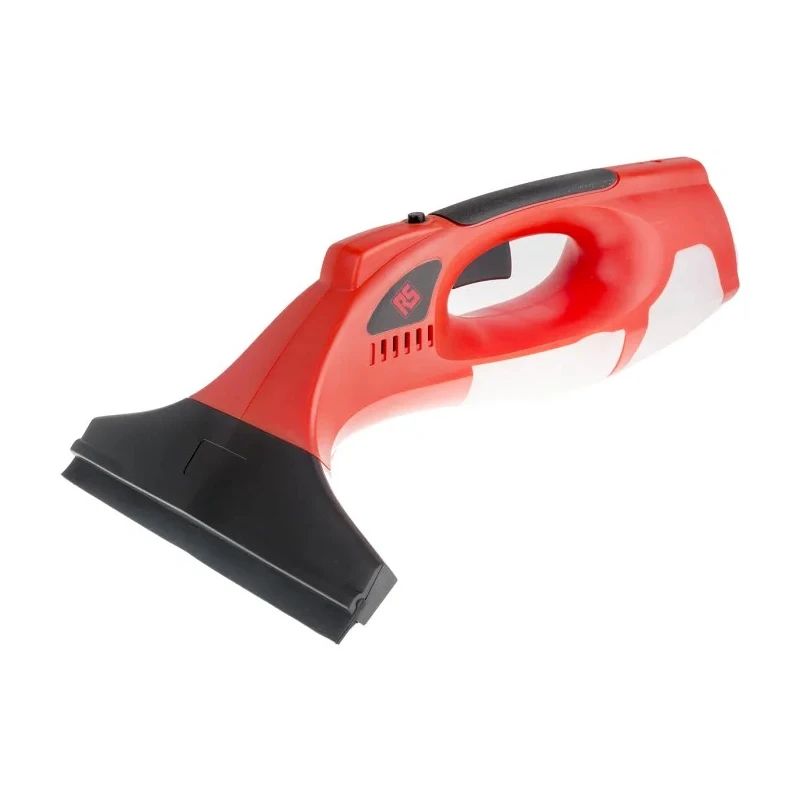RS Pro Handheld Window Vacuum Cleaner 3.6V 10W Bagless Red EDS0574