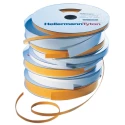 HellermannTyton TLFX Heat Shrink Labels, White and Yellow, 50.8 mm Maximum Cable Diameter, 1.2 mm 554-51201 TLFX48YE-PO-X-YE
