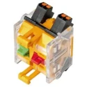 EAO Modular Switch Contact Block 250V, 1 NO Push-in Terminal 6A Current Rating 37mm x 29mm x 23mm 704.908.1