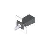 EAO Industrial Key Switch, 1 NO/1 NC Contact Configuration, 10A 2-Way, Silver Contacts, Screw Terminal, Rectangular IP65
