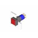 EAO Modular Switch Actuator Push Button Black for Use with Series 51 Switches 51-151.022