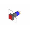 EAO Modular Switch Actuator Push Button Black for Use with Series 51 Switches 51-151.022