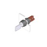 EAO IP65 Key Switch 2 NO/2 NC 5A 2-Way Flat Key