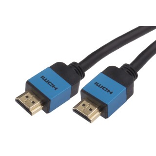 RS PRO 7.5 m High Speed Blue Male HDMI to Male HDMI Cable 300V 913-4856