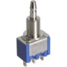 KNITTER-SWITCH MPS Series Momentary Panel Push Button Switch, SPDT, Black LED, IP40 and IP67 Rated, 125 V AC MPS 103 F