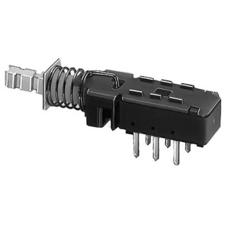 KNITTER-SWITCH MPB Series Miniature Push Button Switch, Momentary, PCB Mount, DPDT, IP40/IP67 Rated, 100V AC MPBS-22H01-F14