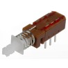 KNITTER-SWITCH Miniature Push Button Switch , Latching, DPDT, PCB Mount, White LED, IP40 IP67, 100 V AC 100 MPBS-22H01-LF-14