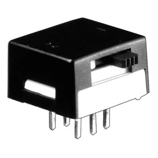 KNITTER-SWITCH PCB Slide Switch DPDT Latching 3A Nylon MSS 3122 N-R