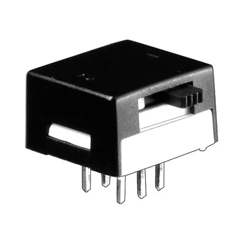 KNITTER-SWITCH PCB Slide Switch DPDT Latching 3A Nylon MSS 3122 N-R