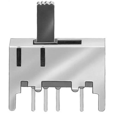 KNITTER-SWITCH PCB Slide Switch DPST On-On-On 200mA 30V DC Copper Actuator MFP 223 P