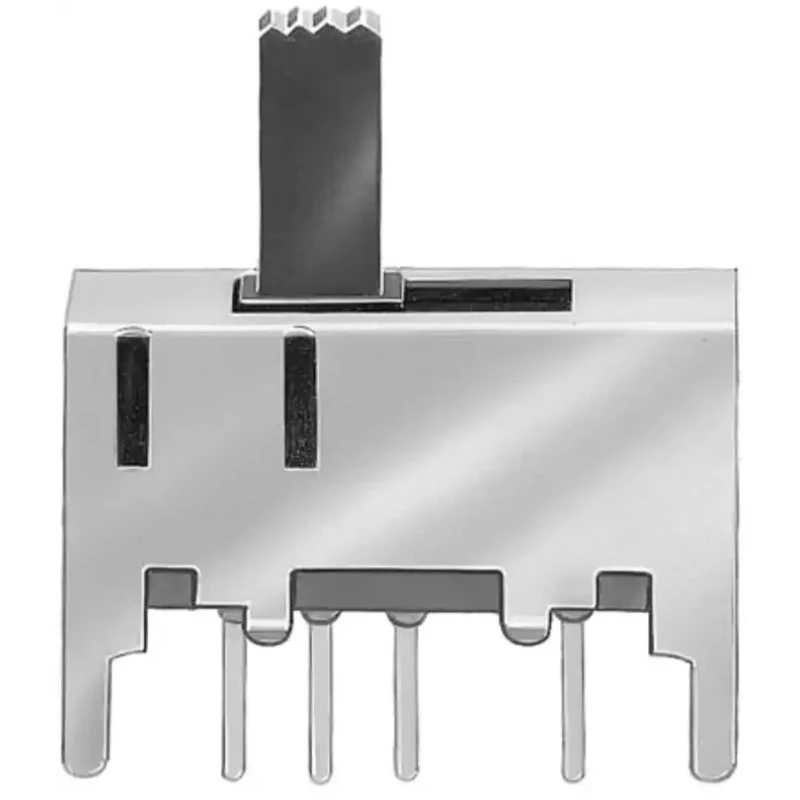 KNITTER-SWITCH PCB Slide Switch DPST On-On-On 200mA 30V DC Copper Actuator MFP 223 P