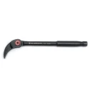 GearWrench Crow Bar 203.2mm Length Black Phosphate Alloy Steel Curved End Indexing Pry Bar 82208