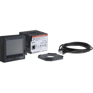Schneider Electric 3 Phase Electromechanical LCD Energy Meter 90.5x90.5x90.8 mm PM8000 Series METSEPM8244