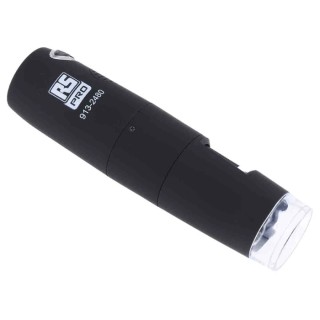 RS PRO USB WiFi Microscope, 5x to 200x Magnification, Illuminated, LED Lighting, 30fps Frame Rate 913-2480