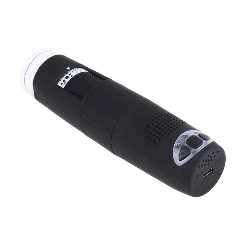 RS PRO USB WiFi Microscope, 5x to 200x Magnification, Illuminated, LED Lighting, 30fps Frame Rate 913-2480