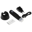 RS PRO USB WiFi Digital Microscope 1280 x 1024 Pixel 5 to 200X Magnification LED Illuminated Type C EU Plug 913-2487