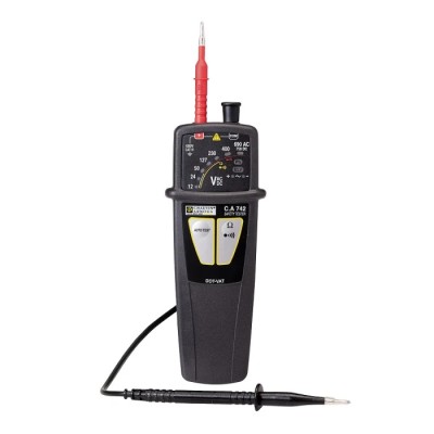 Chauvin Arnoux LED Voltage Tester 690 V AC, 750 V DC Continuity Check Battery Powered CAT IV P01191742Z