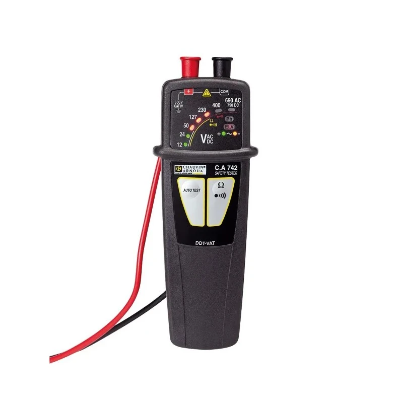 Chauvin Arnoux LED Voltage Tester 690 V AC, 750 V DC Continuity Check Battery Powered CAT IV P01191742Z
