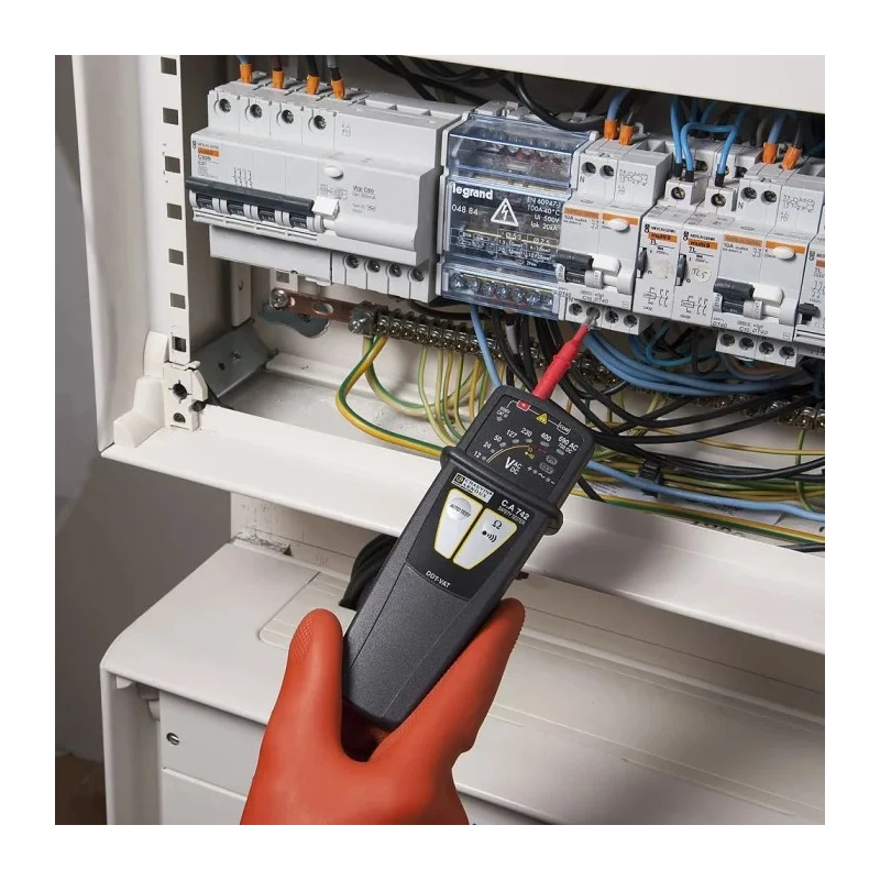 Chauvin Arnoux LED Voltage Tester 690 V AC, 750 V DC Continuity Check Battery Powered CAT IV P01191742Z